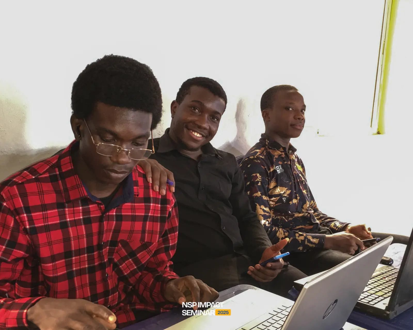 Students seated together at the seminar