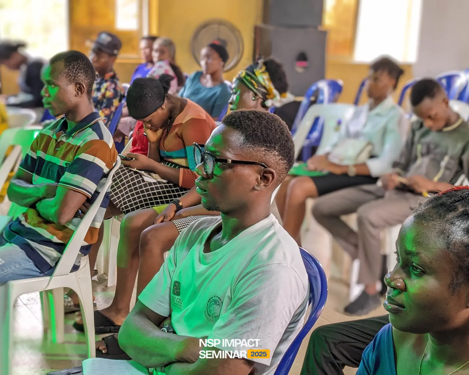 Students in the audience